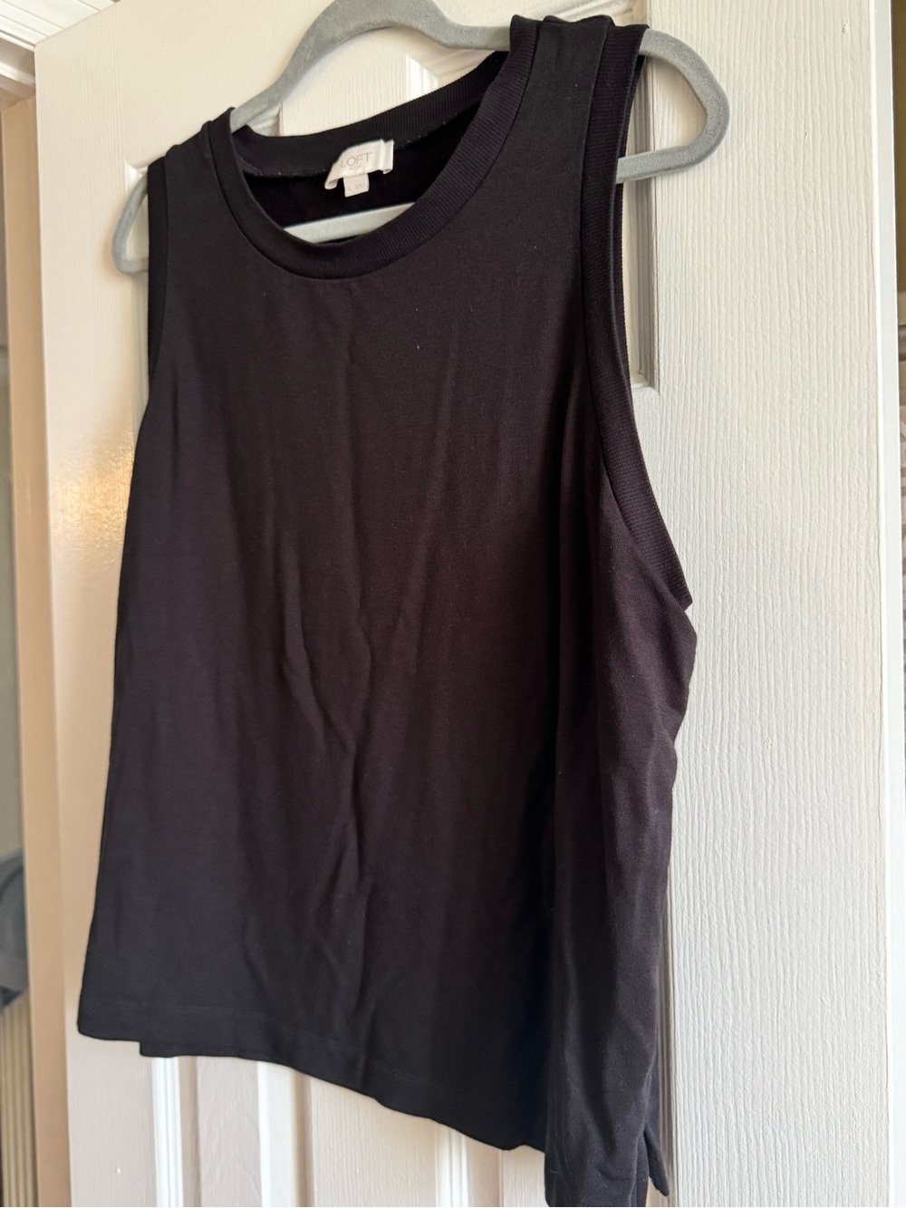 LOFT Black Sleeveless Tank